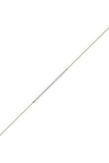 Gold Plated Lab-Grown Diamond Bangle In Sterling Silver