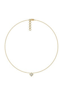 Gold Plated Lab-Grown Diamond Clover Necklace In Sterling Silver