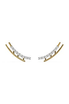 Gold Plated Diamond Ear Cuffs