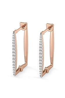 Gold Plated Lab-Grown Diamond Huggie Earrings