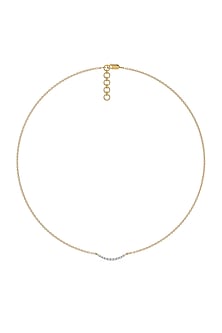 Gold Plated Lab-Grown Diamond Necklace