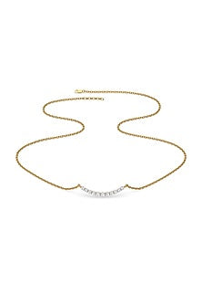 Gold Plated Lab-Grown Diamond Necklace