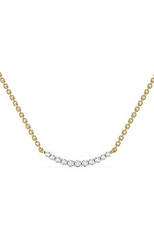 Gold Plated Lab-Grown Diamond Necklace