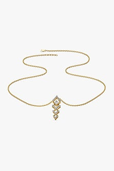 Gold Plated Lab-Grown Diamond Pendant Necklace
