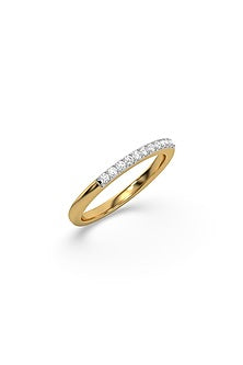 Gold Plated Lab-Grown Diamond Ring