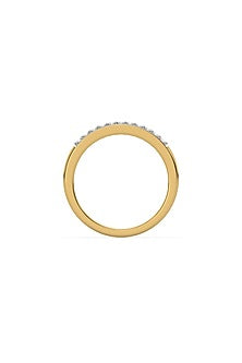 Gold Plated Lab-Grown Diamond Ring
