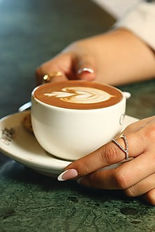 Two-Tone Finish Lab-Grown Diamond Interlock Ring