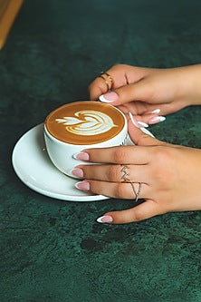Gold Plated Lab-Grown Diamond Cocktail Ring
