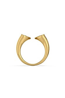 Gold Plated Lab-Grown Diamond Loop Ring