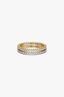 Gold Plated Lab-Grown Diamond Stackable Ring