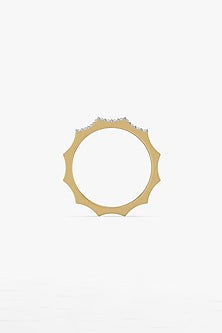 Gold Plated Lab-Grown Diamond Ring