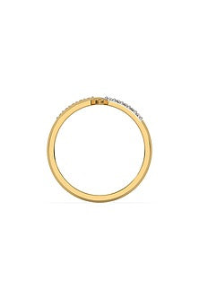 Gold Plated Lab-Grown Diamond Ring