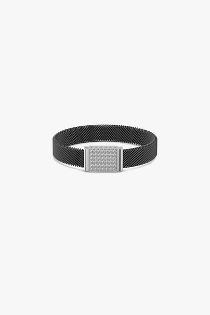 Silver Finish Lab-Grown Diamond Bracelet In Silver