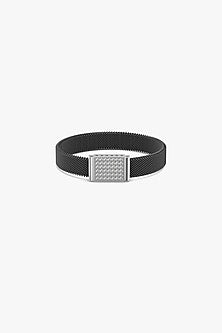 Silver Finish Lab-Grown Diamond Bracelet In Silver