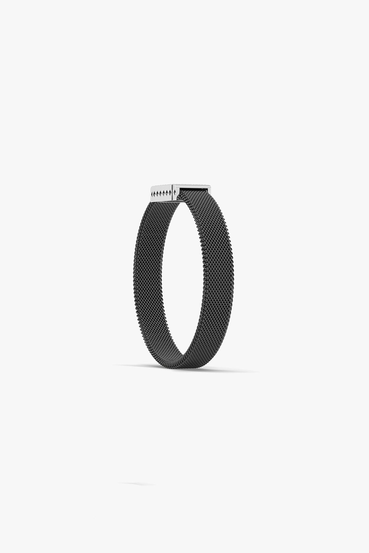 Silver Finish Lab-Grown Diamond Bracelet In Silver