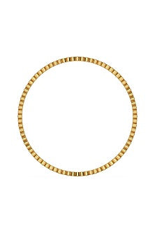 Gold Plated Lab-Grown Diamond Bangle In Silver