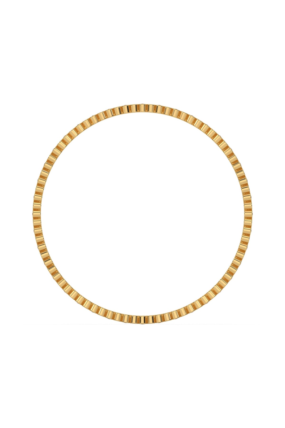 Gold Plated Lab-Grown Diamond Bangle In Silver