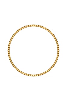 Gold Plated Lab-Grown Diamond Bangle In Silver