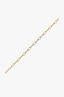 Gold Plated Diamond Eternal Link Tennis Bracelet