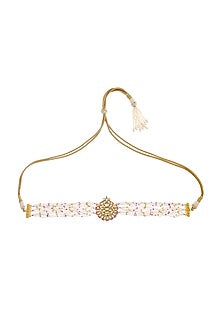 Gold Finish Jadau & Kundan Polki Choker Necklace