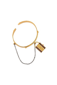 Gold Finish Brass Cuff