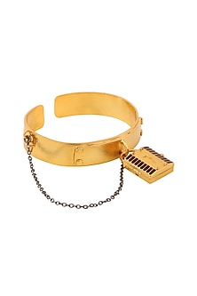 Gold Finish Brass Cuff