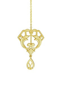 Gold Plated Openwork & Floral Maangtikka