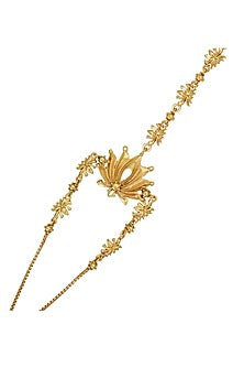 Gold Finish Floral Hathphool