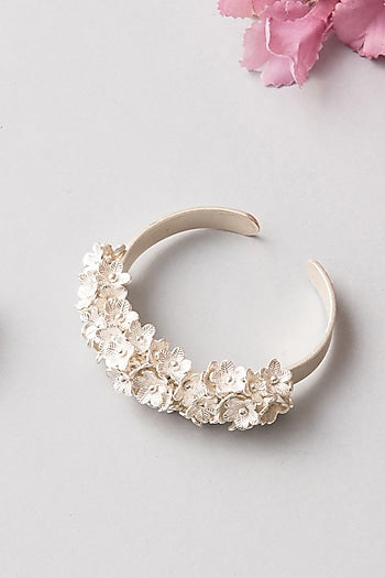 Silver Finish Bangle In Sterling Silver