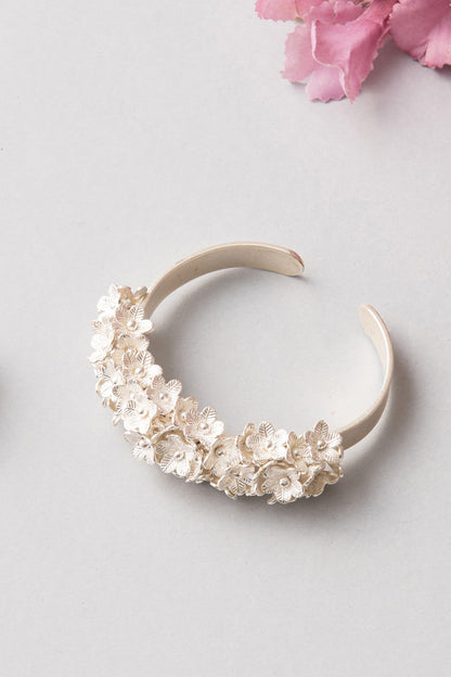 Silver Finish Bangle In Sterling Silver