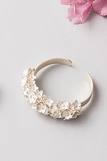 Silver Finish Bangle In Sterling Silver