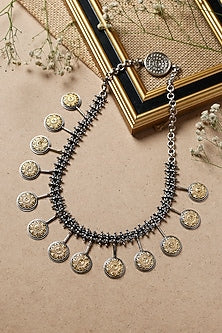 Two-Tone Finish Necklace In Sterling Silver