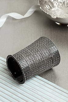 Silver Finish Cuff In Sterling Silver