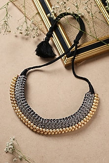 Two-Tone Finish Thussi Necklace In Sterling Silver