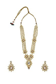 Gold Plated Meenakari Necklace Set