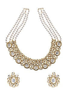Gold Plated Zircon Necklace Set