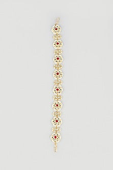 Gold Plated Kundan Polki Matha Patti
