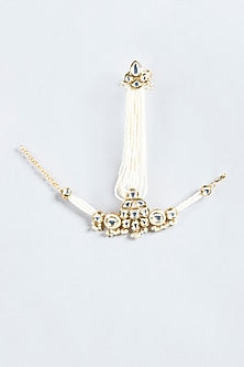 Gold Plated Pearl Hathphool