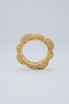 Gold Finish Temple Kada