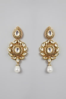Gold Plated Kundan Polki Meenakari Necklace Set