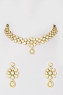 Gold Plated Zircon Necklace Set