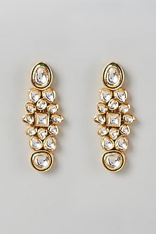 Gold Plated Meenakari Dangler Earrings
