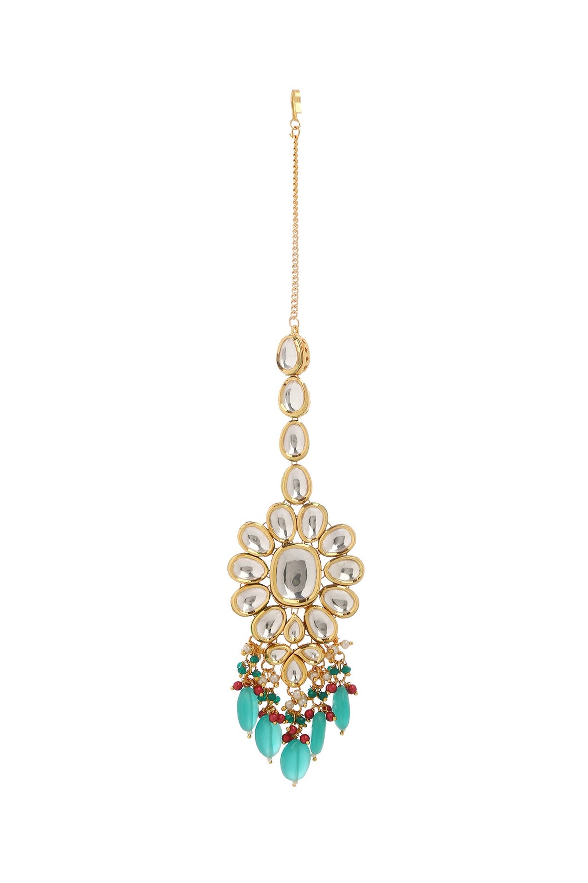 Gold Plated Agate Beads Necklace Set