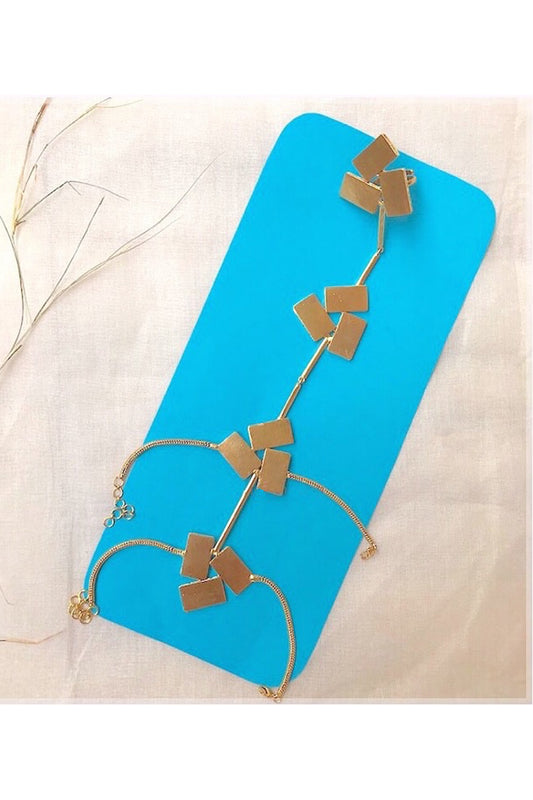 Gold Plated Handcrafted Hand Harness