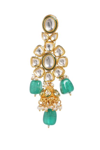 Kundan Embellished Layered Necklace Set 