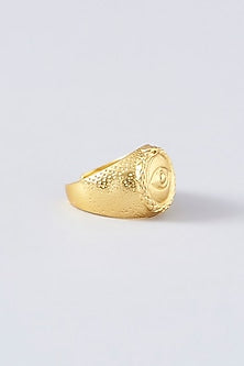 Gold Plated Evil Eye Ring