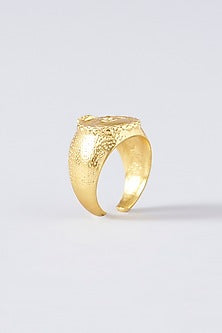 Gold Plated Evil Eye Ring
