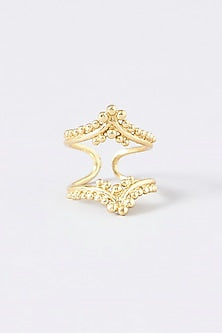 Gold Plated Splint Ring