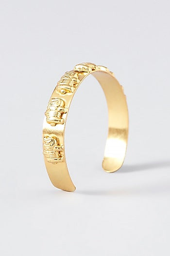 Gold Plated Elephant Bracelet