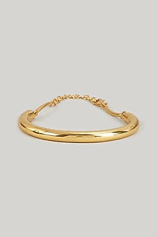 Gold Finish Cuff Bracelet